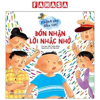 Sách Không Sao Đâu Con! Đón Nhận Lời Nhắc Nhở