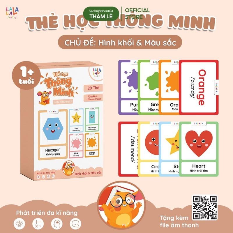 thẻ Flashcard chủ đề cho bé khổ a7