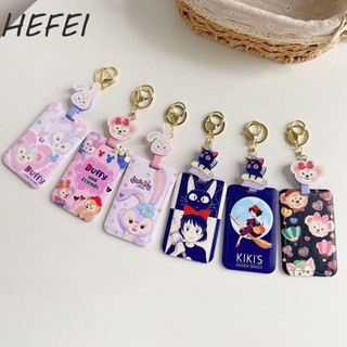 Hoạt Hình Đựng Thẻ Mèo Bé Gái Xe Buýt Thẻ Tín Dụng Thẻ ID Thẻ Bữa Ăn Góc Sinh Vật Móc Chìa Khóa