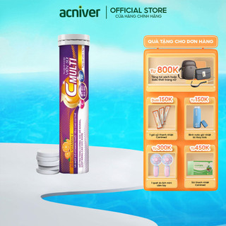 Viên Sủi Vitamin C Multi Fobe Giúp Tăng Đề Kháng, Hệ Miễn Dịch Khỏe Mạnh- Tuýp 20 Viên