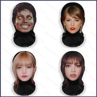 Ye Taylor Swift LISA Mr Bean Liu Yifei Ngộ nghĩnh Mặt nạ Giả mạo mặt nạ balaclava Mũ đội đầu chống nắng mặt nạ