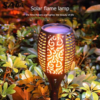 SADA Đèn LED năng lượng mặt trời Đèn sân vườn ngoài trời Đèn sân vườn Cảnh quan sân vườn Đèn pin