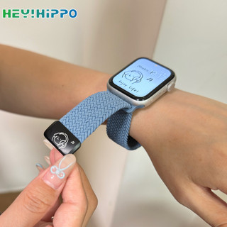 Khóa từ tính cho chó hoạt hình Thích hợp cho đồng hồ thông minh Series 9 / 8 / 7 / 6 / 5 / SE / 4 / 3 Dây đeo Nylon Thích hợp cho iWatch49 / 45 / 44 / 42 / 41 / 40 / 38mm