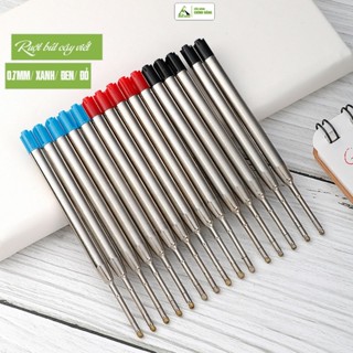  Combo 10 Ruột bút bi bút ký cho dòng Parker 0.7mm ngòi cây viết tròn Minh House 