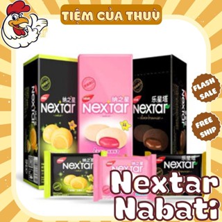 Bánh Nextar Dâu Tây / Dứa Tươi Hộp 112G, Bánh Nextar Nabati Socola Chocolate Nhân Chảy