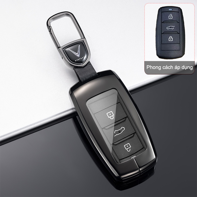 vỏ chìa khóa Vinfast VF5 Limo Green xe điện, bọc khóa cao cấp bảo vệ chìa khóa