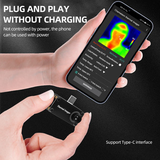 Ống kính chụp ảnh nhiệt điện thoại 32 X Mini Nhiều chế độ khác nhau Camera hồng ngoại cho Android