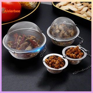 Aislerbee Tea Infuser Bóng gia vị bằng thép không gỉ đa năng Bóng lọc trà bền cho trà và gia vị lá rời