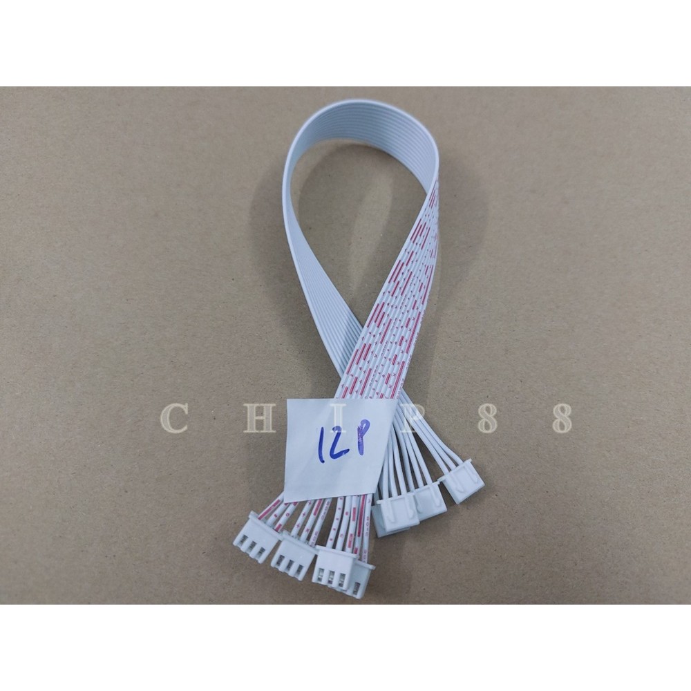 12P Dây Bus 12p xh2.54 dây trắng đỏ 30cm