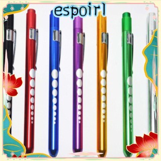 Đèn chẩn đoán LED ESPOIR, Bút lâm sàng ánh sáng trắng đỏ, xanh, Bút kiểm tra học sinh chuyên nghiệp Đèn y tá sinh viên bác sĩ