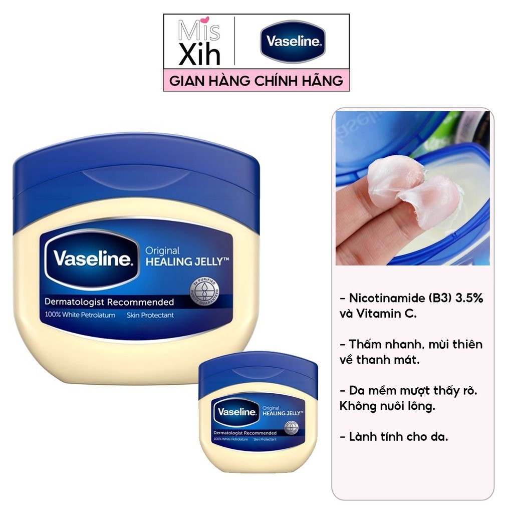 Dưỡng môi VASELINE PURE PETROLEUM JELLY 368G