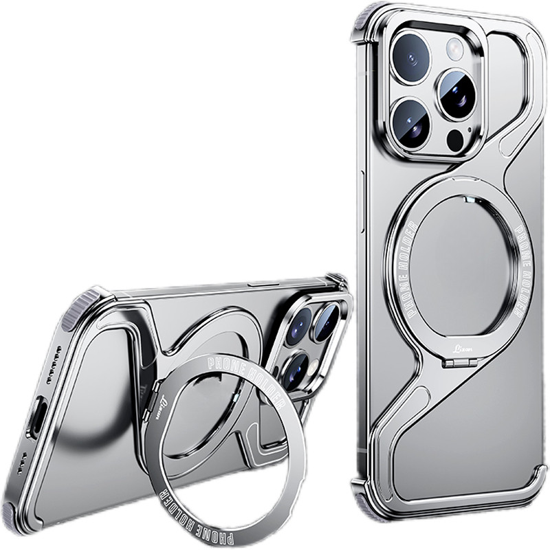 Ốp điện thoại kim loại có khóa hình chữ Z thích hợp cho iPhone 15promax 16 14promax 13 ốp lưng chống rơi