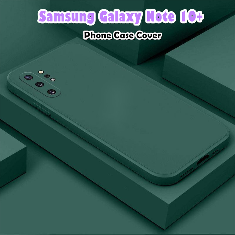[Bộ sưu tập] Dành cho Samsung Galaxy Note 10 + Cover Silicone Full Case Mở chính xác Vỏ điện thoại m