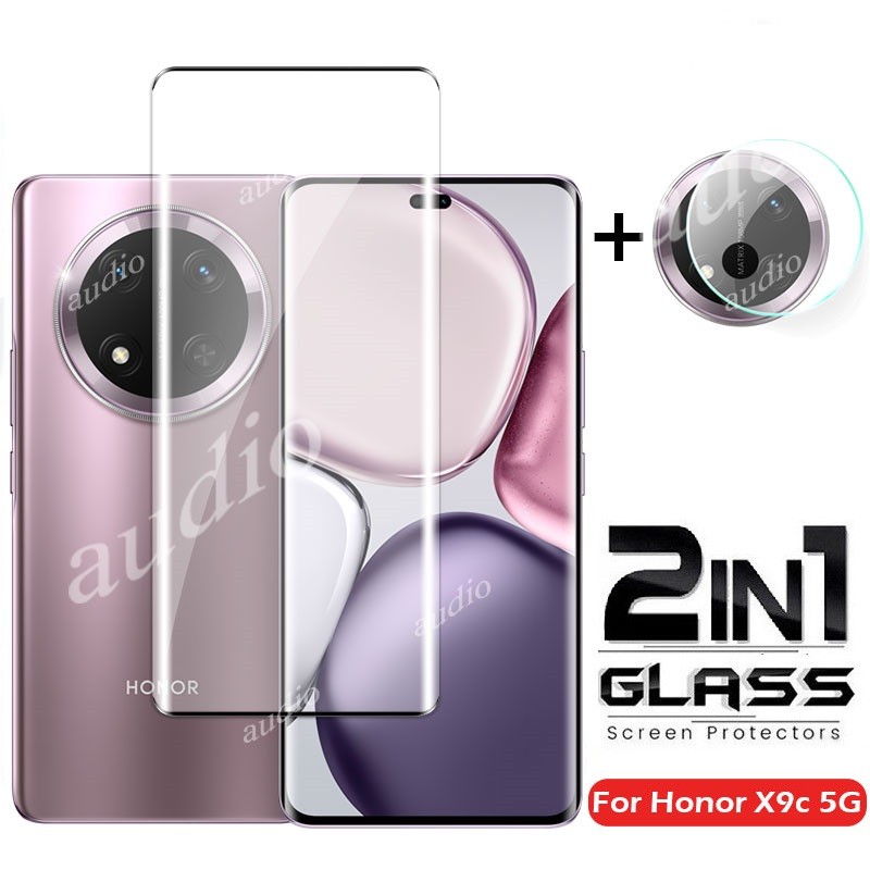Honor X9C 5G 2in1 Kính cường lực bảo vệ màn hình 3D uốn nóng cho Honor X9C HonorX9C 5G 2024 Bảo vệ m