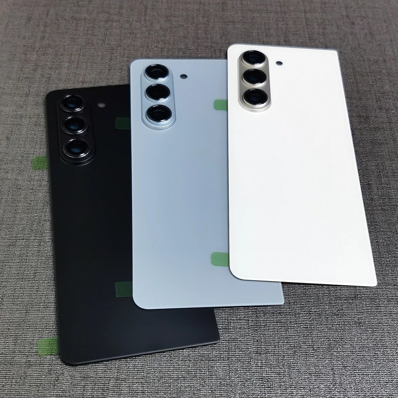 Ốp điện thoại Samsung Galaxy Z Fold5 Fold 5 Vỏ pin mặt sau bằng kính Vỏ thay thế có ống kính máy ảnh