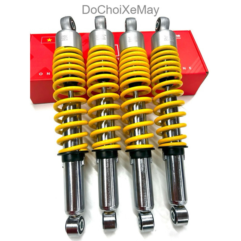 Phuộc NICE X1r  bảo hành 12 thắng có sẵn cục nhôm đôn lò xo , gắn các dòng xe số honda Wave Dream Fu