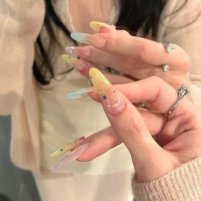 ❈ ❥ ❥ 🍒 ❈ 🍎 🍒 ✷ ❈ ❈ ❈ ❈ 日 ❈ ✸ ❈ ❈ ❈ ❈ ❈ ❈ ❈ ❈ ❈ ❈ ❈ ❈ ❈ Rainbow Handmade Butterfly Nail Art Wearing 