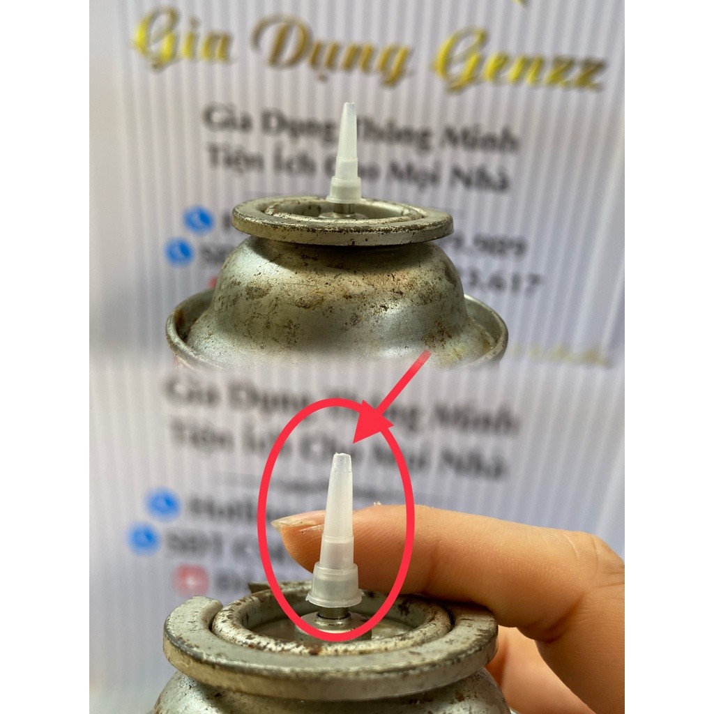 ComBo 20 Đầu bơm gas bật lửa, bơm gas hột quẹt, gas bơm bật lửa,đầu bơm gas cho bật lửa