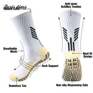 Tất Bóng Đá Chuyên Nghiệp Nam Với Đế Chống Trượt, Cải Thiện Hiệu Suất Chơi Bóng