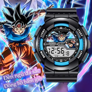 Đồng hồ thể thao chống nước điện tử, Dragon Ball Thiết kế thời trang phong cách mới, Thích hợp cho bé trai và bé gái, Đồng hồ kỹ thuật số
