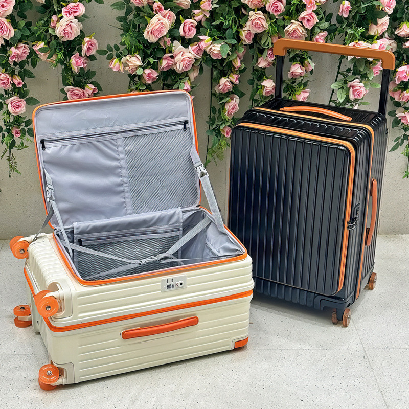 Vali mẫu mới mở rộng ở mặt bên Vali nhập khẩu 24 inch Vali mật khẩu 20 inch Vali xách tay hàng không