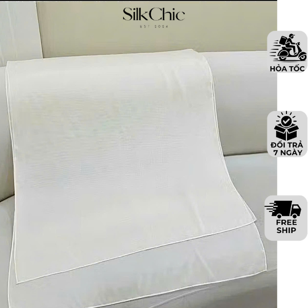 Khăn Choàng Voan Tơ Mỏng Nhẹ Khoác Vai Sang Trọng NVP06 Khăn Choàng Váy Lụa Che Bắp Tay 180x100cm