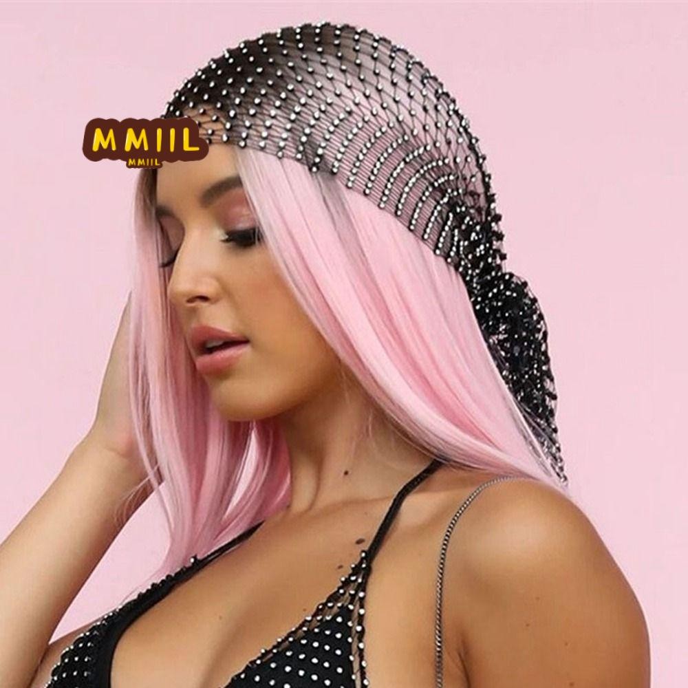 HIFUN Bandana Turban Bling Phong Cách Vintage Bohemia, Phụ Kiện tóc Mùa Hè Cho Nữ