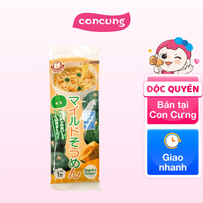 Mì Somen Bí Ngô cho trẻ ăn dặm từ 1 tuổi trở lên 150g