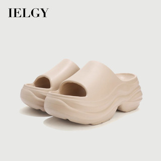 IELGY 2025 Đế Dày 7cm Tăng Chiều Cao Dép Nữ Mùa Hè Đa Năng Dép Đơn Giản