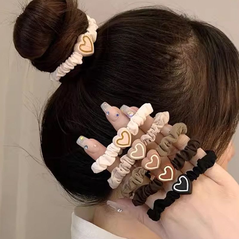 💋loli💋Dây Cột Tóc Đuôi Ngựa Co Giãn Phong Cách Hàn Quốc Dễ Thương Cho Nữ