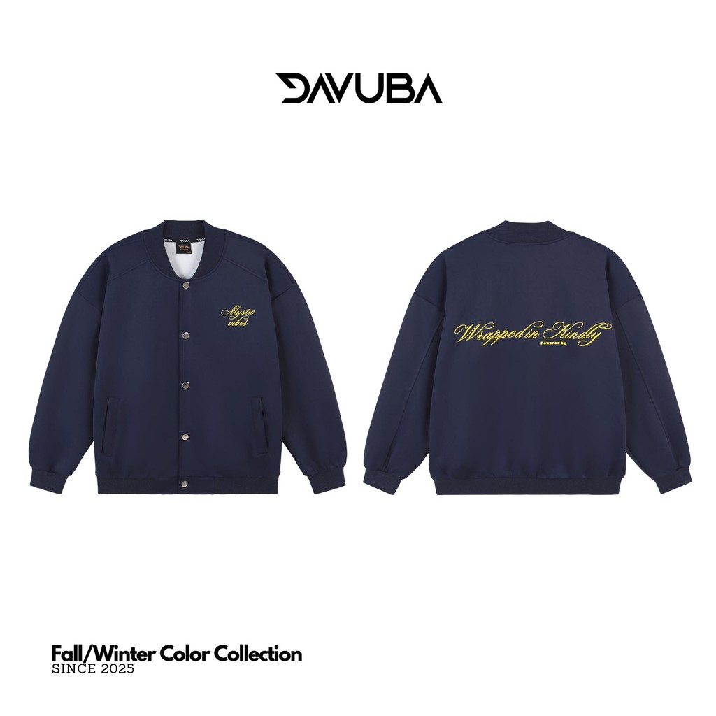 [DAVUBA] [DEAL mở bán] Áo Khoác Bomber Mystic Vibes Nỉ 2 Da Nam Nữ Dài Tay SM158 | BigBuy360 - bigbuy360.vn