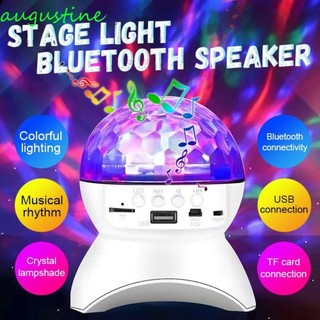 Đèn sân khấu Disco AUGUSTINE, Đèn sân khấu xoay Bluetooth chống nước xoay, Đèn ngủ USB Mini cầm tay Đèn chiếu Disco