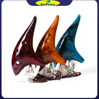 Sáo gốm 12 lỗ cổ điển Ocarina Woodwind