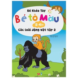 Sách - bé tô màu - các loài động vật - tập 2