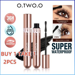 ⚡⚡COD 【Mua 1 Tặng 1】O.TWO.O Mascara Chống Thấm Nước Chống Mồ Hôi Lâu Trôi 36H Uốn Cong Chống Nhòe Không Vón Kết Dễ Dàng Sử Dụng Lông Mi Dài 4d Sợi Tơ Mắt Đen