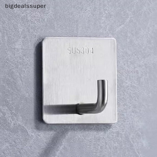 Bigdealssuper thép không gỉ móc dính chắc chắn cửa sau áo móc phần cứng áo móc đục lỗ kim loại áo móc siêu