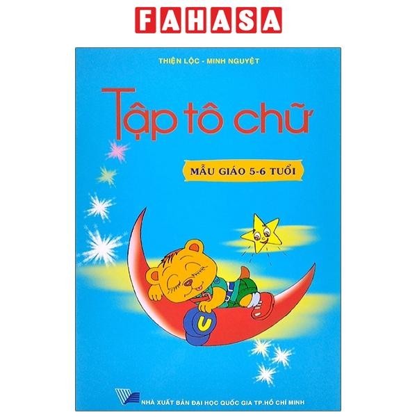 Sách Tập Tô Chữ (Mẫu Giáo 5-6 Tuổi)