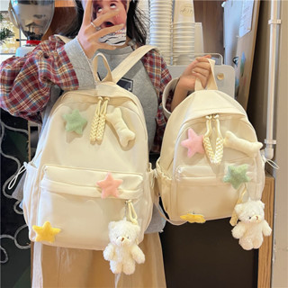 Dmxiamen05 Túi Điên ins Dễ Thương schoolbags Nữ Phong Cách Mới Hoạt Hình Phụ Kiện Ba Lô Điện Dung Lớn