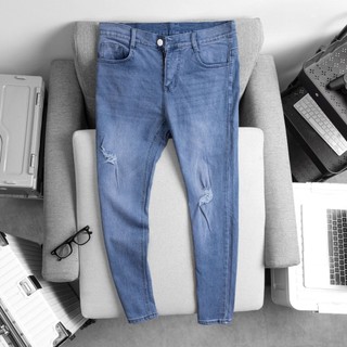 QUẦN JEAN NAM HNK06 QUẦN BÒ NAM CO GIÃN TỐT KHOÁ KÉO NÚT GÀI CHUẨN FORM CHẤT HÀNG MỚI HÌNH THẬT  gkm fashion 68