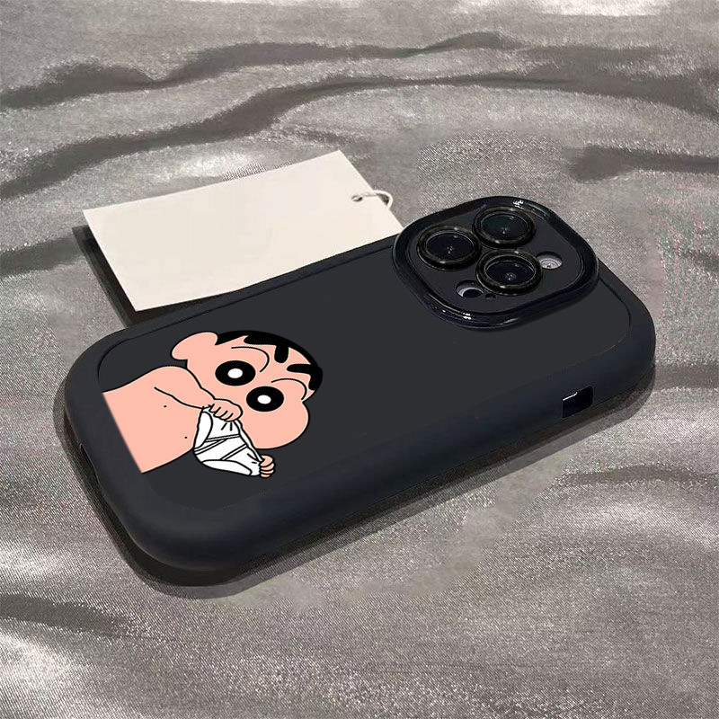 Tương Thích Cho iPhone 15 14 13 12 11 Pro MAX X XR XS MAX 7 8 Plus SE 2020 Ngộ nghĩnh Crayon Shin ch