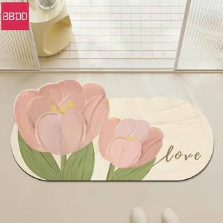 Thảm trải sàn BBDD Hoa tảo cát bùn lót chân thấm nhanh khô Thảm trải sàn Cửa chống trượt Thảm cửa thảm thảm thảm thảm