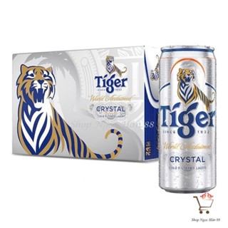 Thùng 20 lon bia TIGER BẠC CRYSTAL 330ml/lon