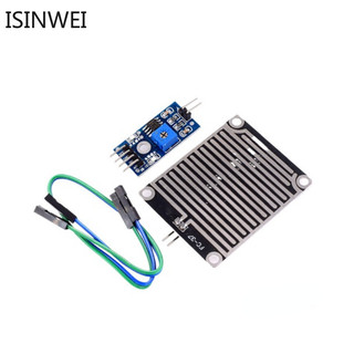 1 cái 3.3-5v mưa mưa mưa phát hiện nhạy cảm mô đun cảm biến độ ẩm thời tiết cho arduino diy kit