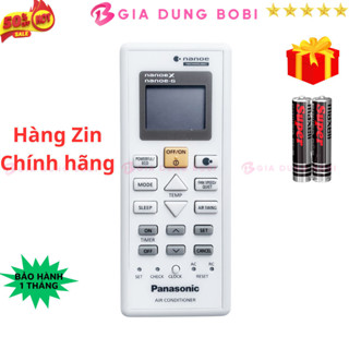  SKU434 - Điều khiển điều hòa Panasonic Mã 15 Hàng Zin remote máy lạnh Panasonic Nanoe -Tặng kèm pin 