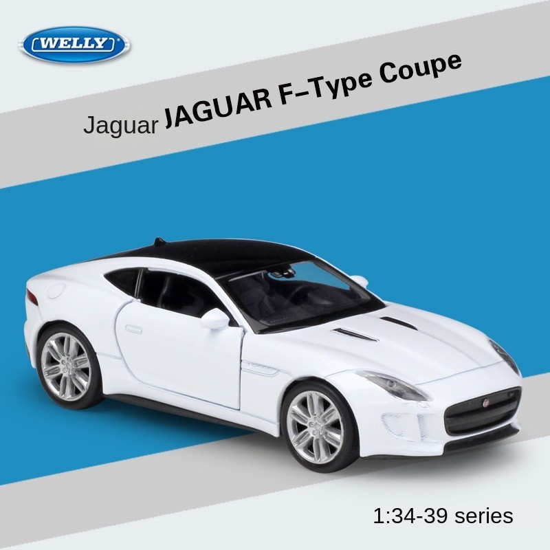 Welly Willy 1: 36 Jaguar Jaguar F-Type Coupe Mô Phỏng Hợp Kim Xe Mô Hình Kéo Lại Xe