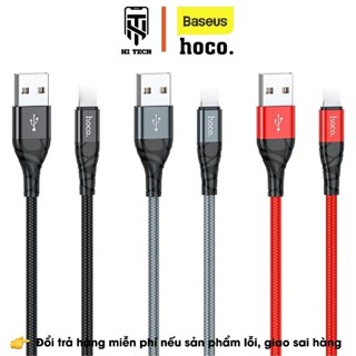 Dây sạc nhanh HOCO 2m DU02, sạc nhanh 3A, dành riêng cho táo 6/7/8/X/XSMax/11/12/13/14 Pro max.