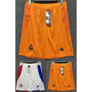 Quần short người hâm mộ sân khách 24 / 25 Real Madrid / Quần short người hâm mộ sân nhà Lyon / Quần short thể thao ngoài trời nam chất lượng cao Áo bóng đá AAA +