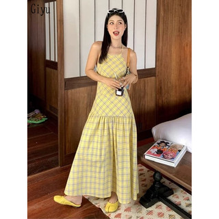 Giyu váy Đầm váy nữ body đầm Cổ điển Vintage Fashion Trendy WLQ24802C0 32Z240807
