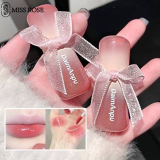 Miss Rose Daimanpu Son Bóng Màu Hồng Gương Dưỡng ẩm Chống Nước Lâu Trôi Không Dễ Phai Son Môi Trang điểm Tinh Tế Cầm Tay