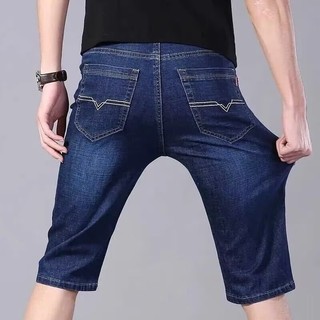 Quần Short Denim Nam Mùa Hè Mặc Ngoài Rời Năm Điểm Quần Nam Size Lớn ins2023 Mùa Hè Thường Ngày 5 Điểm Quần Hợp Thời Trang